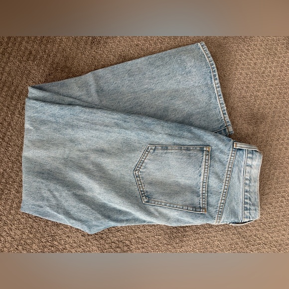 Denim Forum Farrah high rise wide leg light wash size 27 - Picture 5 of 8